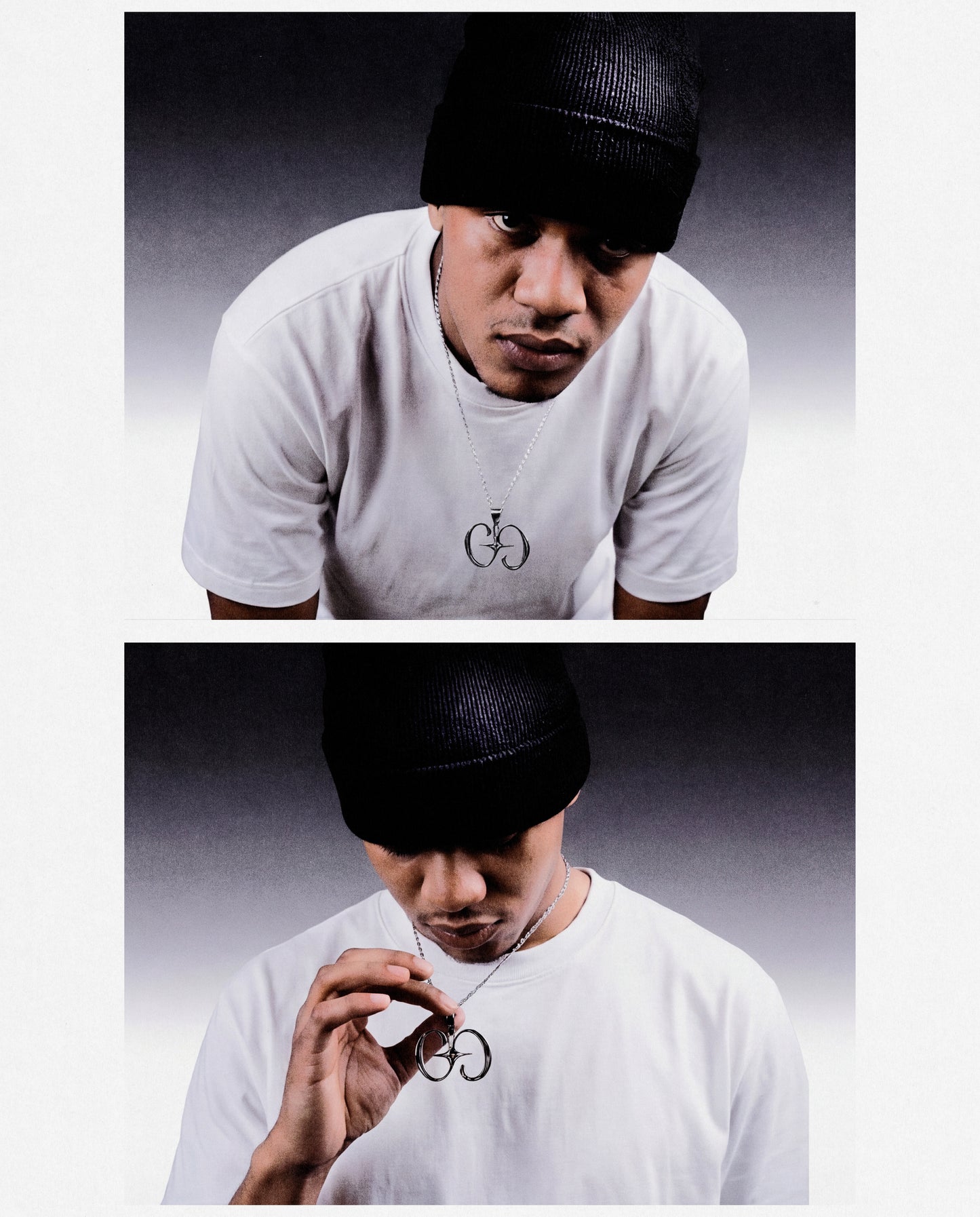 Gemini Logo Emblem Necklace – 925 Sterling Silver