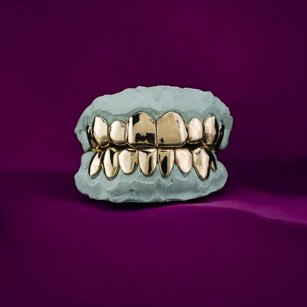 Solid Gold Perm Cut Grillz