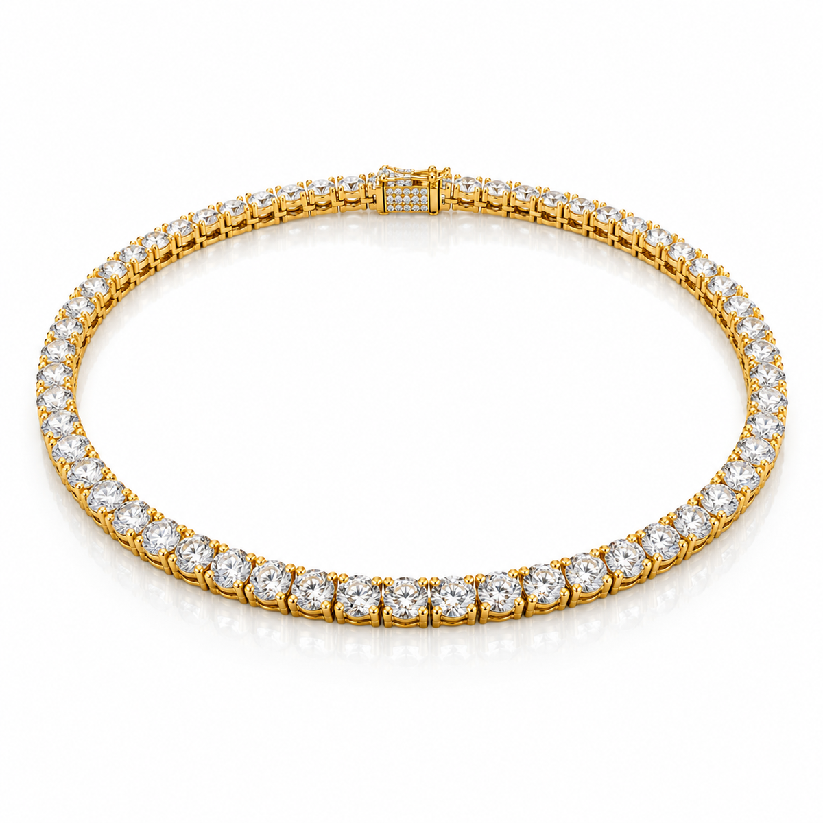 VVS Moissanite Tennis Chain | 925 Sterling Silver – GEMINI JEWELLERS