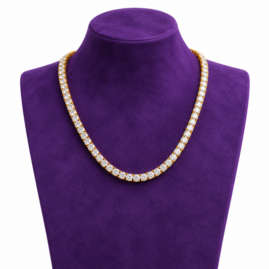 VVS Moissanite Tennis Chain | 925 Sterling Silver – GEMINI JEWELLERS