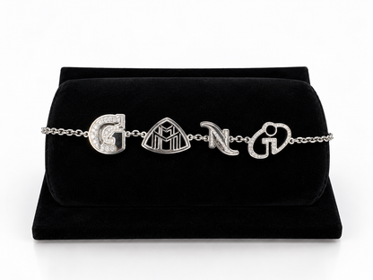 Gemini Alternative Logo Bracelet – 925 Sterling Silver