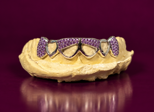 VIOLET VENOM GRILLZ — Purple Iced Out Edition
