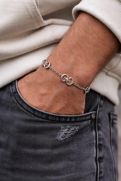 Gemini Signature Link Bracelet – 925 Sterling Silver