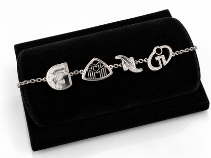 Gemini Alternative Logo Bracelet – 925 Sterling Silver