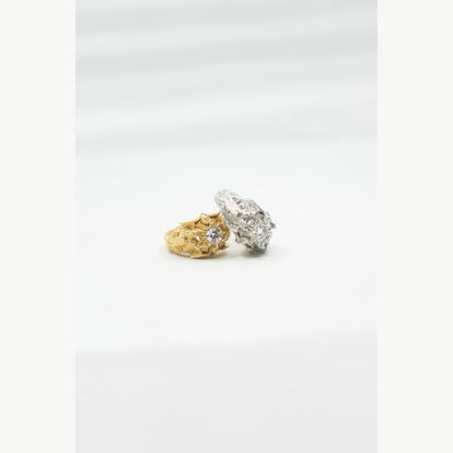 Surrounded by Angels Ring – 10K Gold & 925 Sterling Silver
