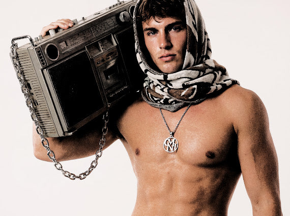 GMNI Shattered Emblem Necklace – Handmade 925 Sterling Silver