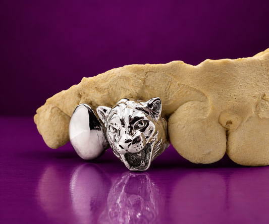 PANTHERA GRILLZ — Sculptural Panther Edition | 925 Sterling Silver & 14K Gold