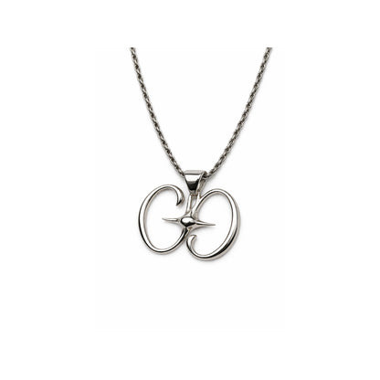 Gemini Logo Emblem Necklace – 925 Sterling Silver